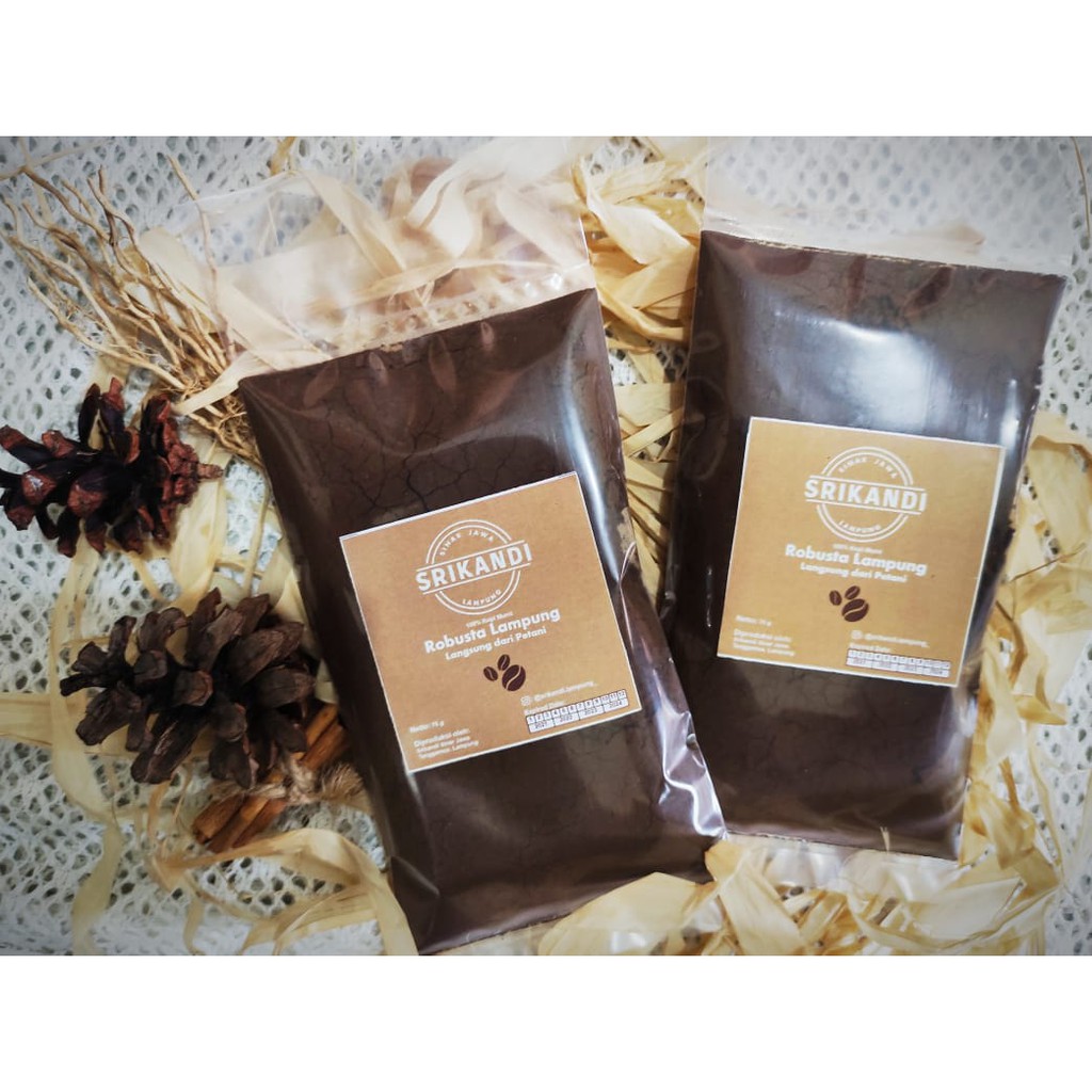 

Kopi 100% Murni Robusta Lampung (Bubuk) Cap Srikandi