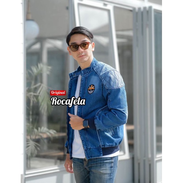 Jaket jeans ROCAFELA / Jaket Jeans Pria / Jaket Jeans Denim