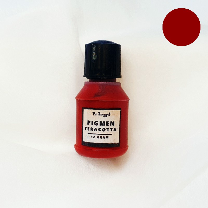 

PIGMEN 12gr TERACOTTA Merah Mata Mini Kecil Pewarna Sablon Pigment Color Slime DIY Waterbased Tie Dye Cat Warna Warni Air Cairan Liquid Paint Painting Kerajinan Prakarya Art Seni Kesenian Perlengkapan Mewarna Melukis Lukis Grosir Prakarya Malang