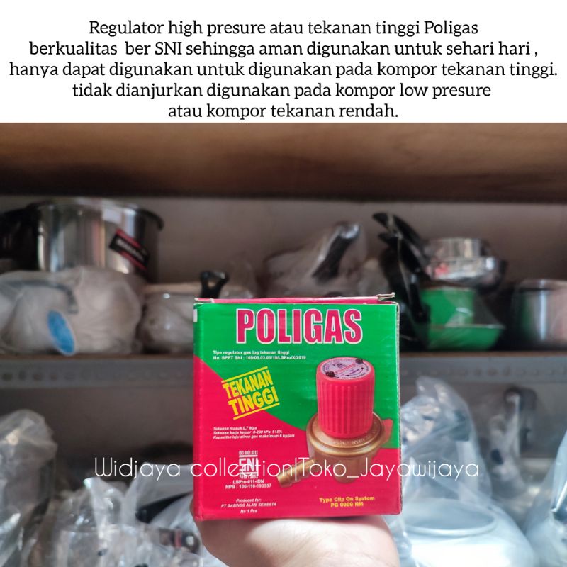 Regulator Gas LPG/Regulator poligas high pressure