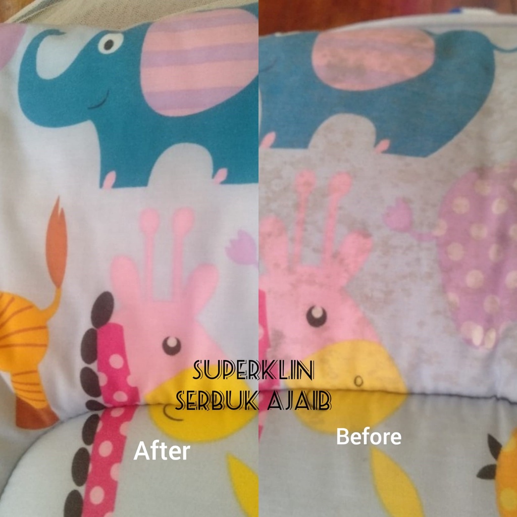 SERBUK AJAIB PEMBERSIH PENGHILANG SERBAGUNA NODA JAMUR PEMUTIH KAIN BAJU PAKAIAN STROLLER MEMBANDEL 100 ML