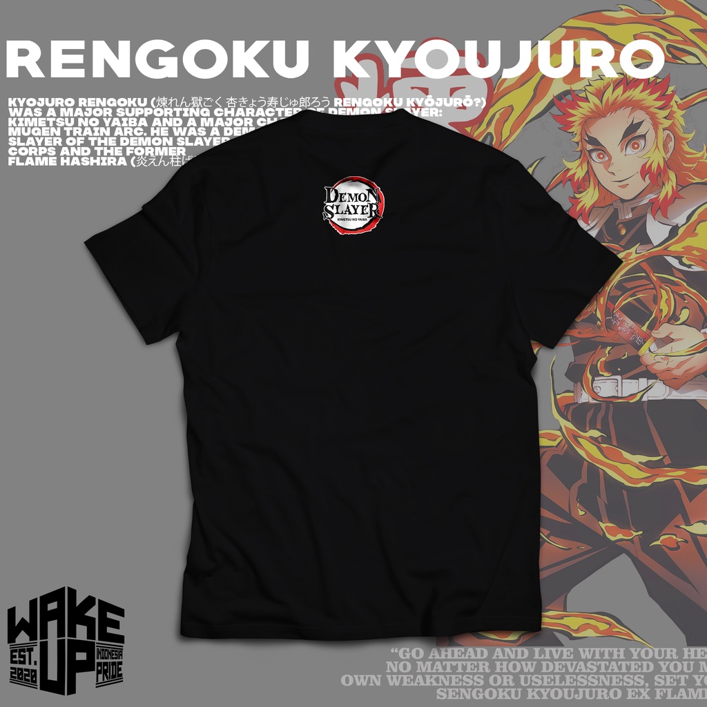 Kaos Anime Demon Slayer Rengoku Kyoujuro PREMIUM