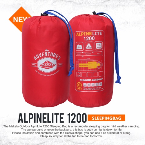 SLEEPING BAG MAKALU ALPS DREAM 1200 ULTRALIGHT | 400 700 1000 | SB MAKALU OUTDOOR ALPSDREAM ALPINELI