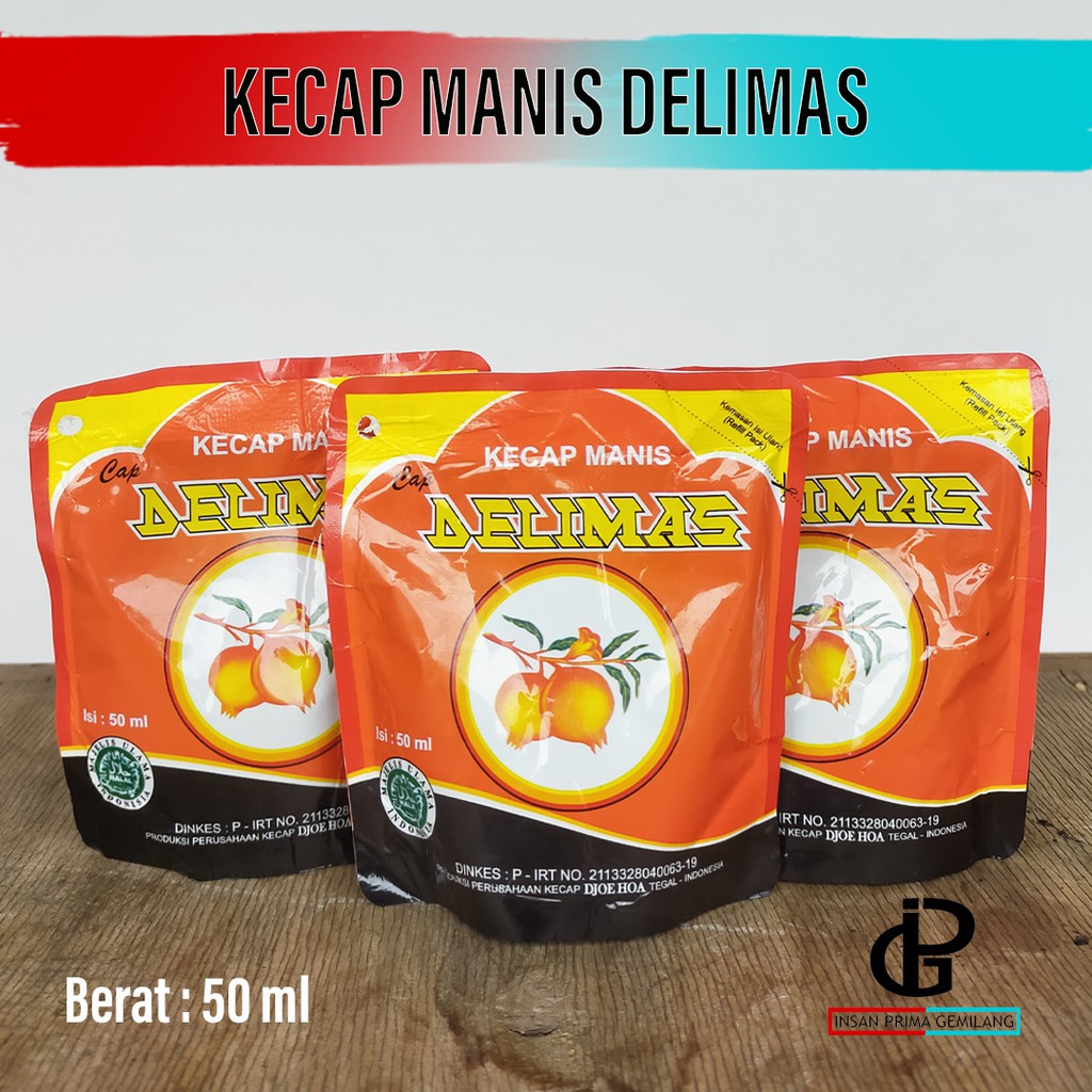 

Kecap Manis DELIMAS pouch 50 ml - DJOE HUA