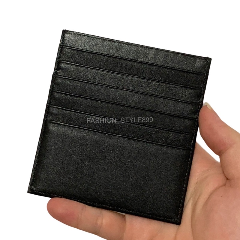 DOMPET KARTU TIPIS SLIM CARD HOLDER BRAUN BUFFEL KULIT SAPI ASLI POLOS 12 KARTU