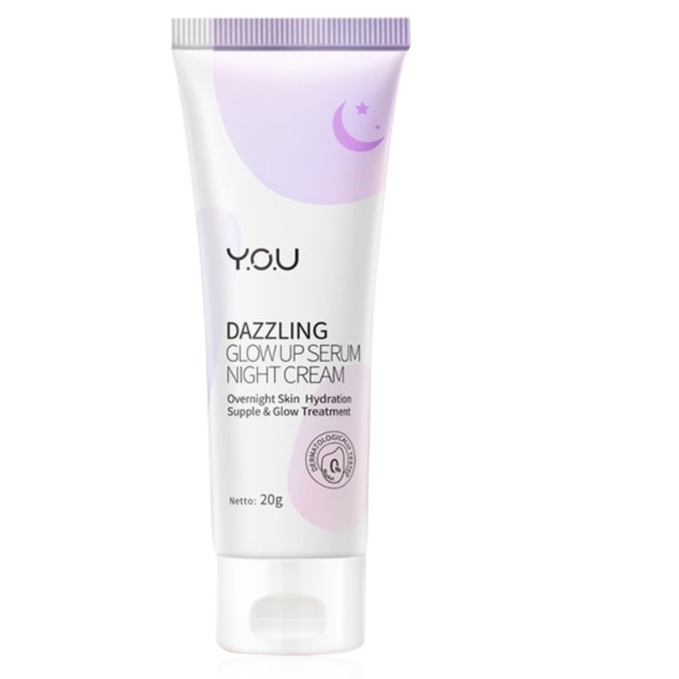 YOU Dazzling Glow Up Serum Night Cream 20gr