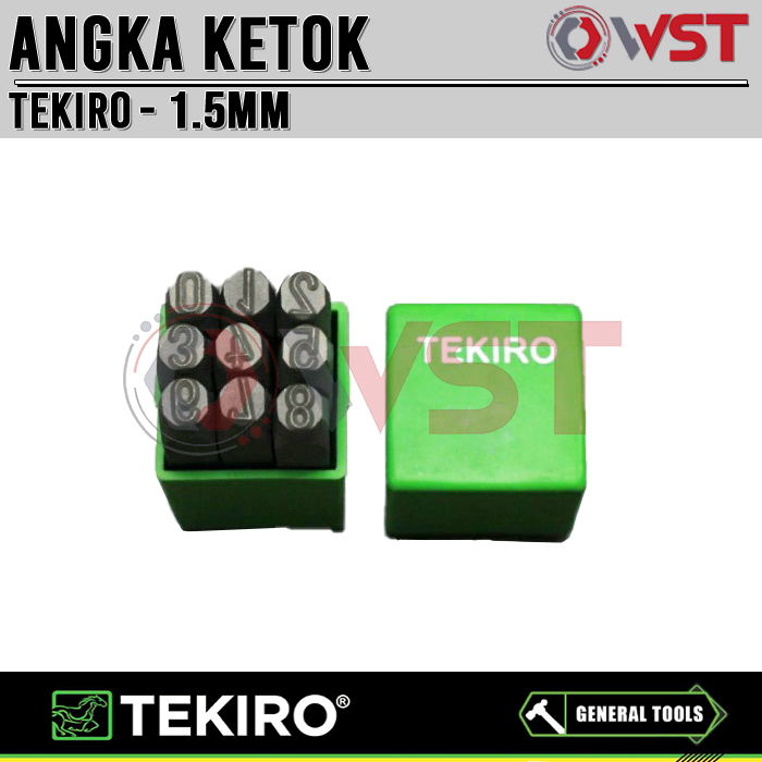 Tekiro Angka Ketok 1.5mm