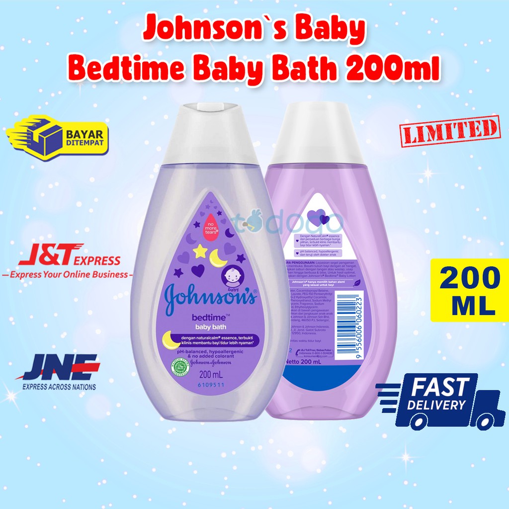 Johnson's Baby Bedtime Baby Bath 200 ml / Sabun Bayi