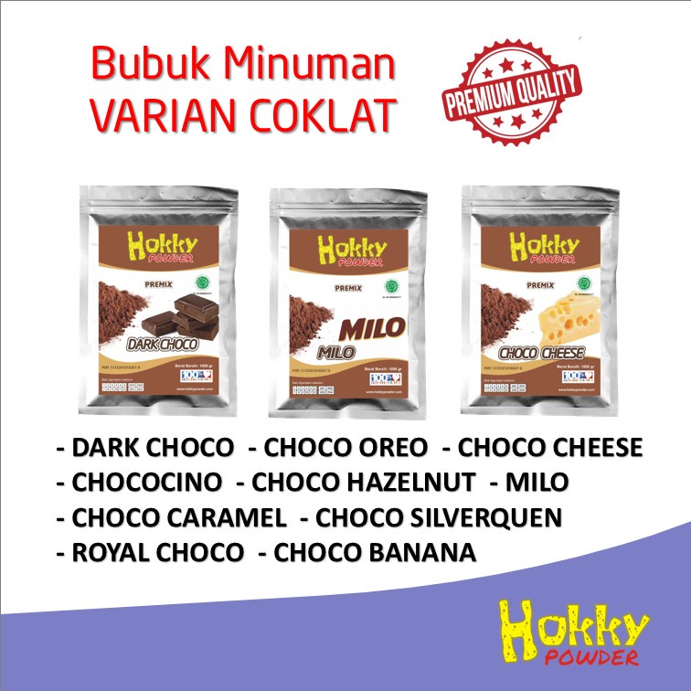 

BUBUK MINUMAN VARIAN RASA COKLAT CHOCOLATE 1 Kg / NYOKLAT