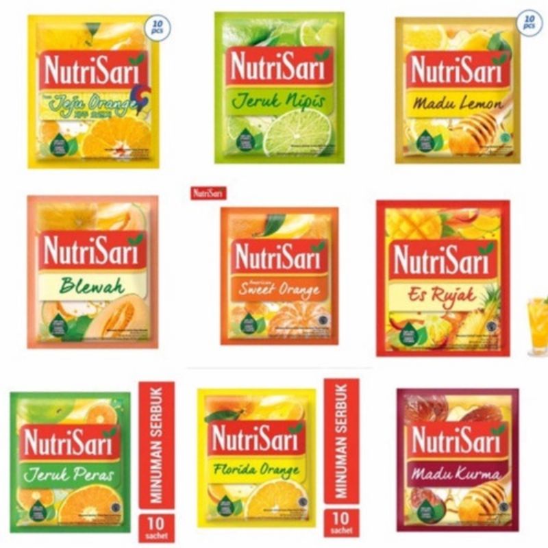 NUTRISARI Aneka Rasa Renceng isi 10 sachet