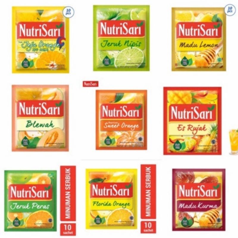 NUTRISARI Aneka Rasa Renceng isi 10 sachet