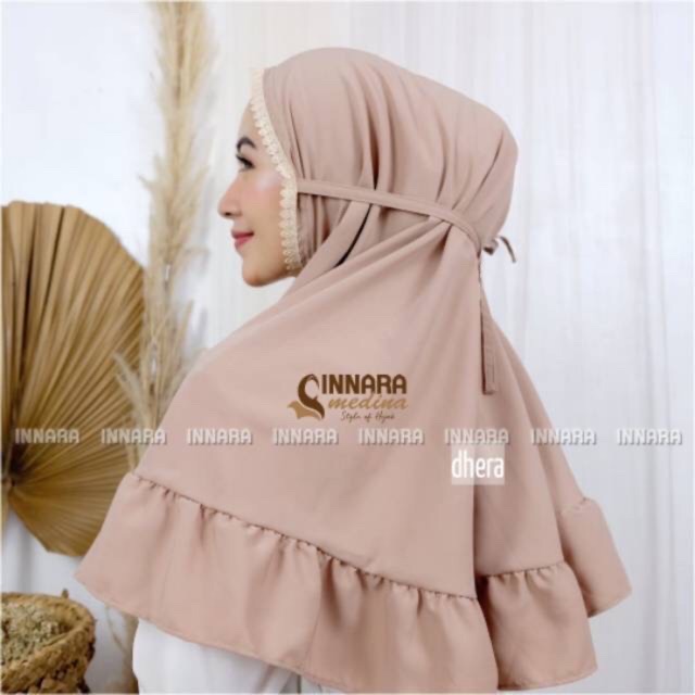 INNARA | Hijab HAMIDAH RUFFLE wolfis