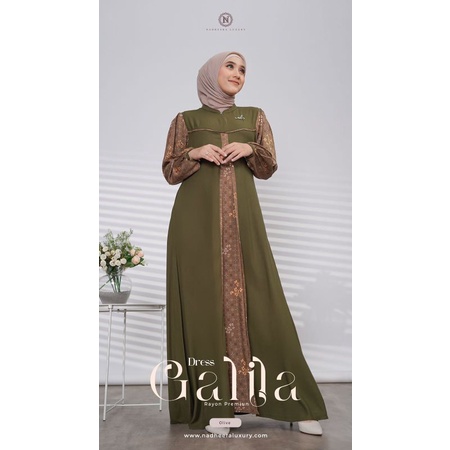 (Cod) Galila Dress By Nadheera Luxury || Gamis Adem Bahan Rayon Premium By NadheeraLuxury || Gamis R