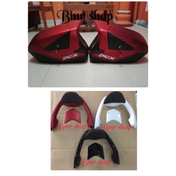 Promo paket box samping pcx 150 lokal 2018 dan backrest pcx 150 lokal 2018 paket side box dan sandar