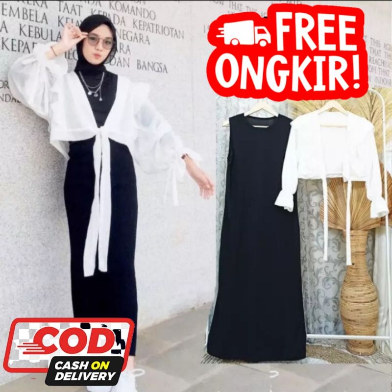 SERAYU DRESS OUTER SET WANITA BY KONFEKSIROKPLISKET