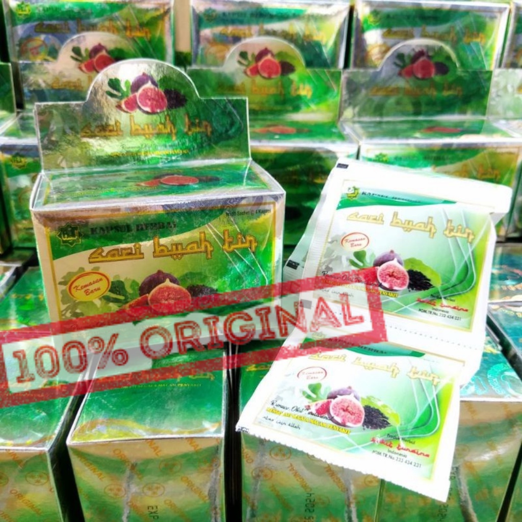 SARI BUAH TIN ORIGINAL KAPSUL ASLI ORI OBAT MACAM MACAM PENYAKIT ISI 10 SACHET MULTIMANFAAT PROMO