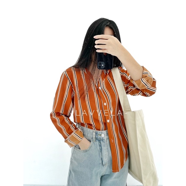 SHIRT NADINE TANGERINE LAVVELA