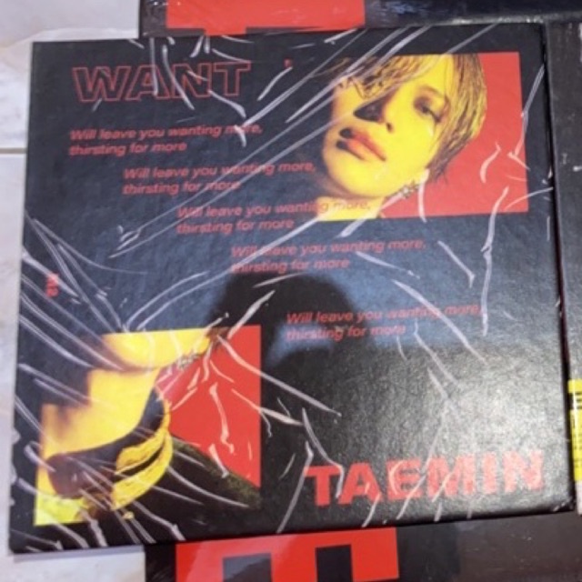 taemin want album only fullset