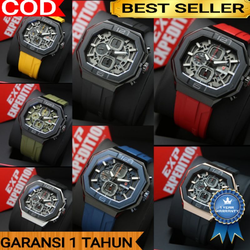 JAM EXPEDITION PRIA E 6813 ORIGINAL GARANSI RESMI 1 TAHUN