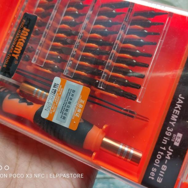 ♤ Obeng Set Reparasi HP Bintang 5 Plus Minus Kecil TORX SECURITY TS6 TS8 ➾