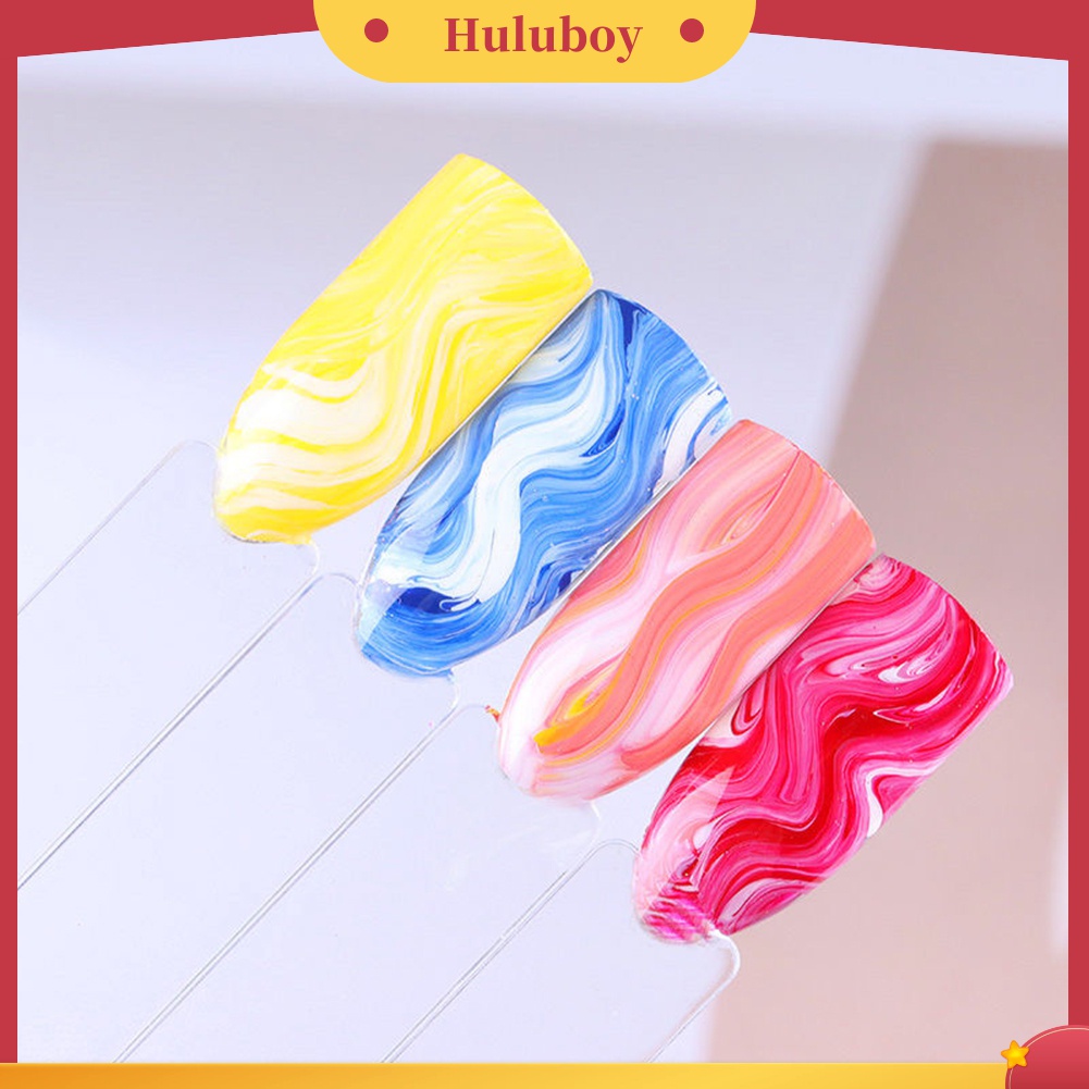 Huluboy Huluboy♡ Pen Brush Nail Art UV Gel Gradasi Gagang Plastik Untuk Manicure