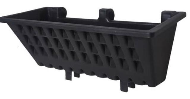 Pot Dinding Argo 04 Hitam Panjang 34cm