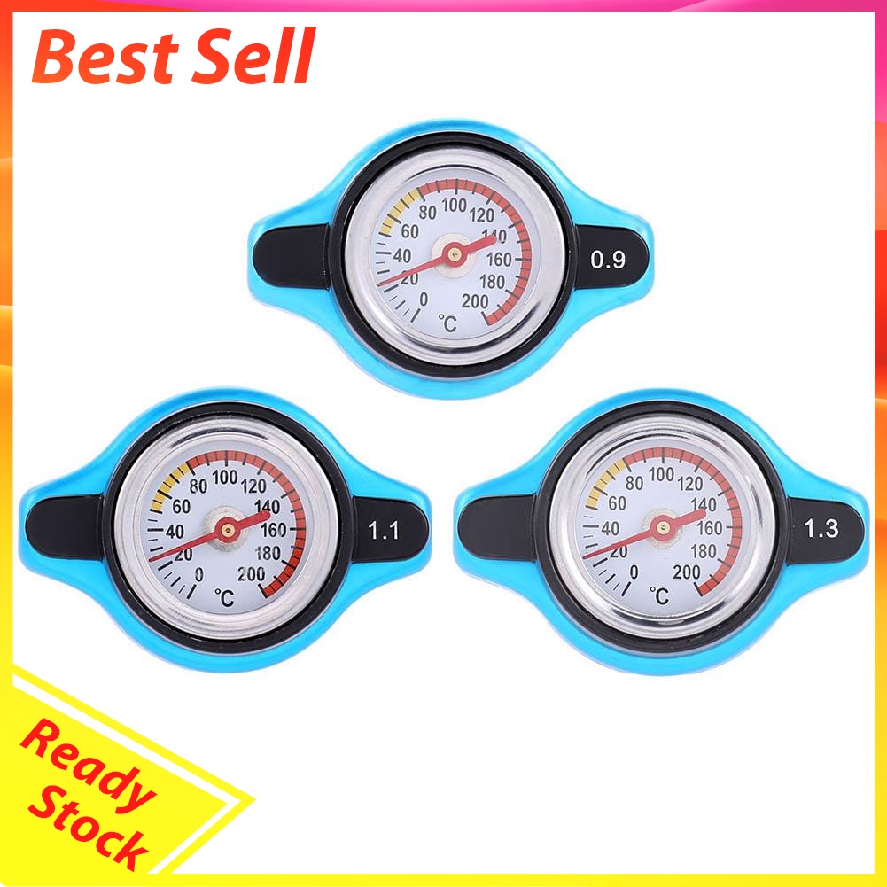 Small Head Car Auto Radiator Cap Water Temperature Meter Thermostatic Gauge