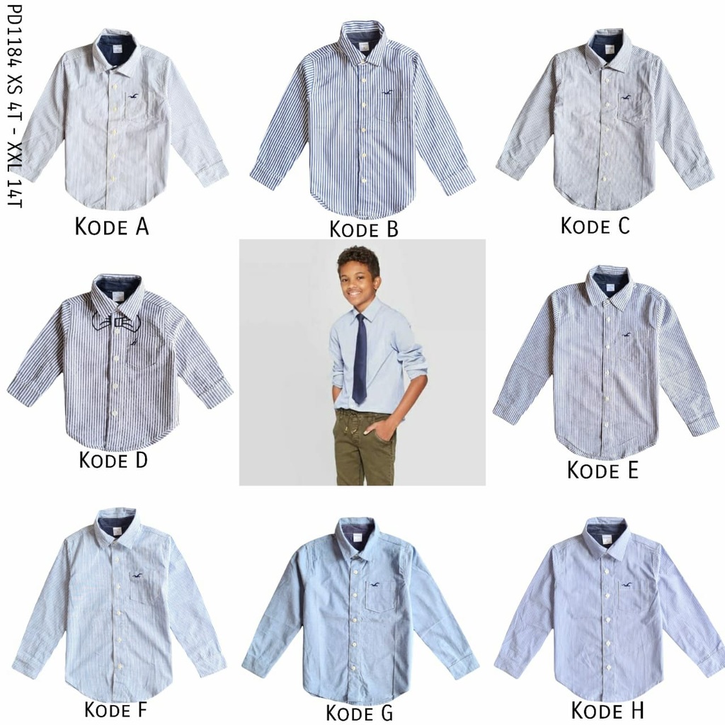 PD1184 Bee&Bae Kemeja Lengan Panjang Anak Baby