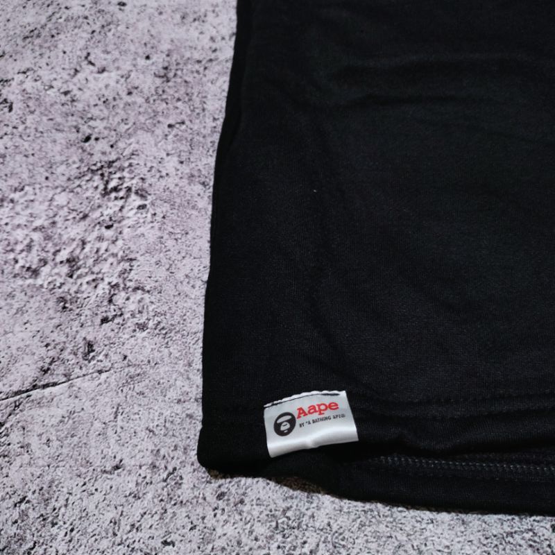 SHORT PANTS / CELANA PENDEK BAPE LOGO CAMO HITAM AUTHENTIC