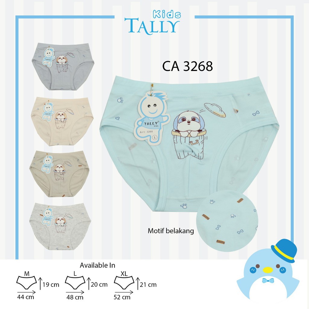 TALLY CD Anak Cowok Celana Dalam anak laki Segitia 3268/3284