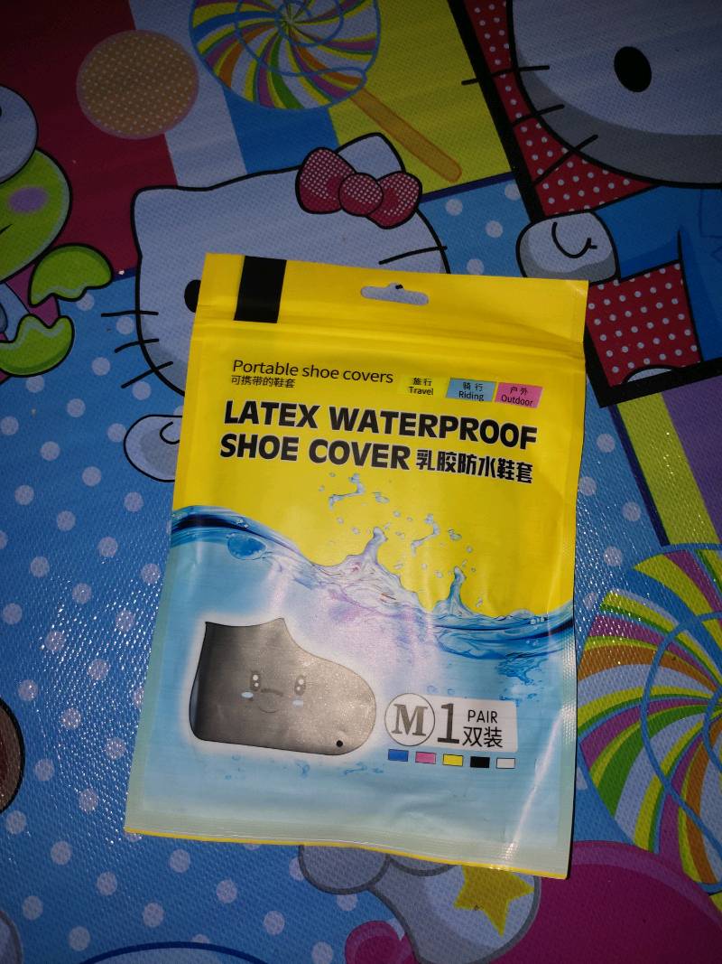 Cover Sepatu Silikon Anti Air Hujan Waterproof Karet Elastis Murah Jas Hujan Kaki Motor