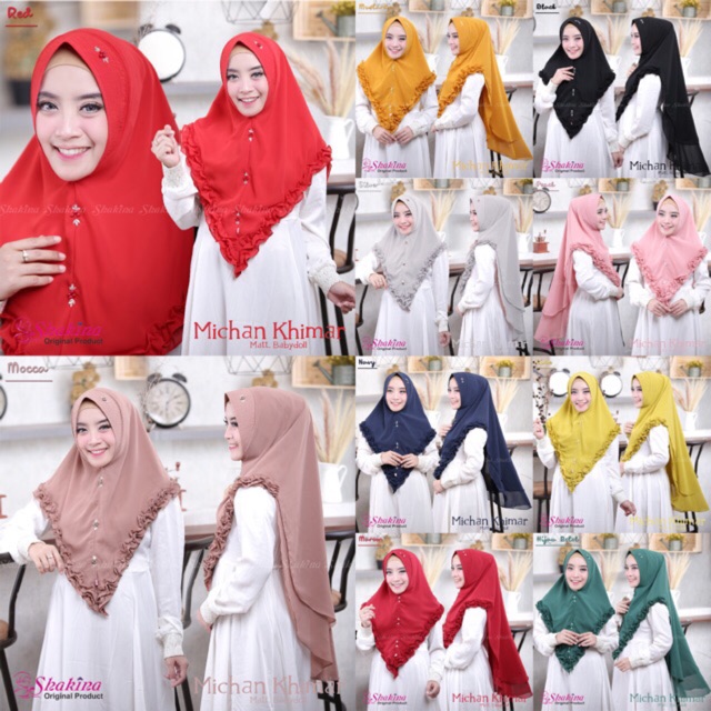 SHAKINA | Jilbab MICHAN GOTIK KHIMAR CERUTY