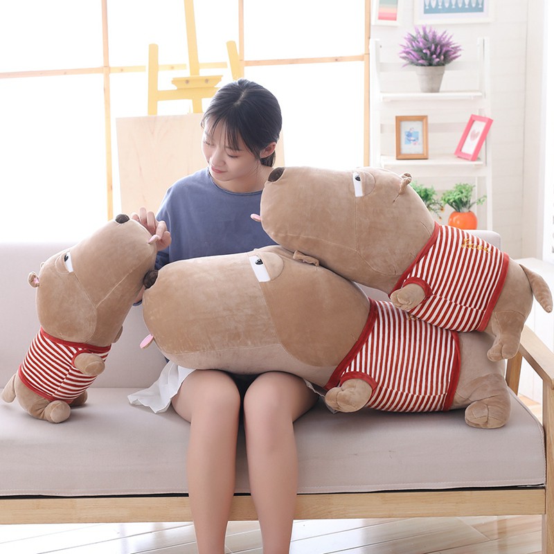 Cha Boneka Anjing Tidur Plush Besar Lucu Shopee Indonesia