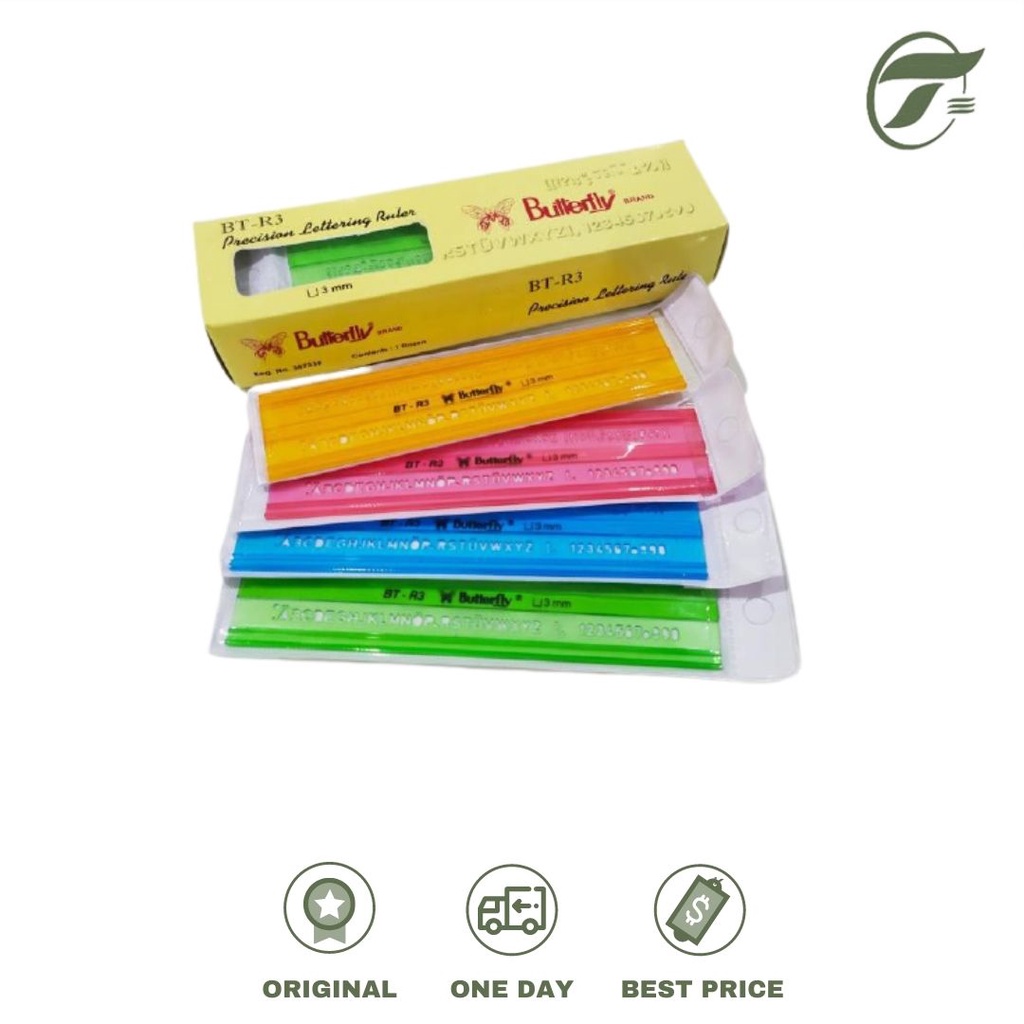 

PENGGARIS SABLON BT-R3 15CM BUTTERFLY