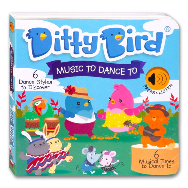 Ditty Bird Music To Dance To Board Book (WW)