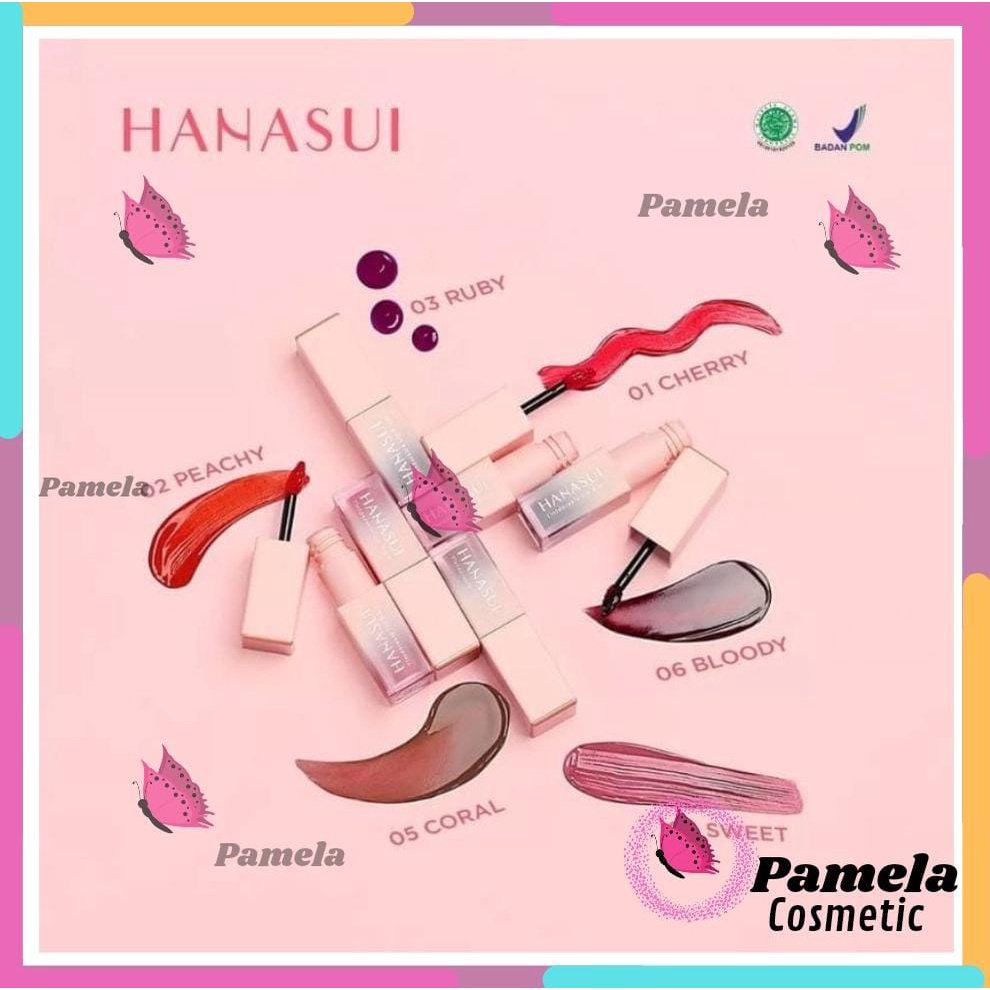 ❤ PAMELA ❤ Lip Stain Hanasui/Liptint Hanasui?lip tint hanasui