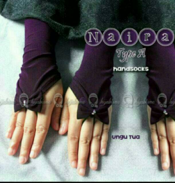 Handsock Cincin Bunga / Handsock Pita Cincin / Handsock Muslim