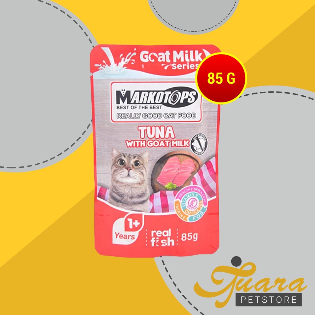 Markotops Makanan Kucing basah Pouch Sachet Cat Food Wet Food 85 Gram