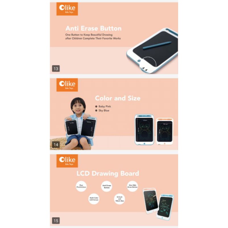 

LCD drawing board || papan tulis LCD