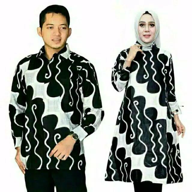 Batik Couple Ulir Putih