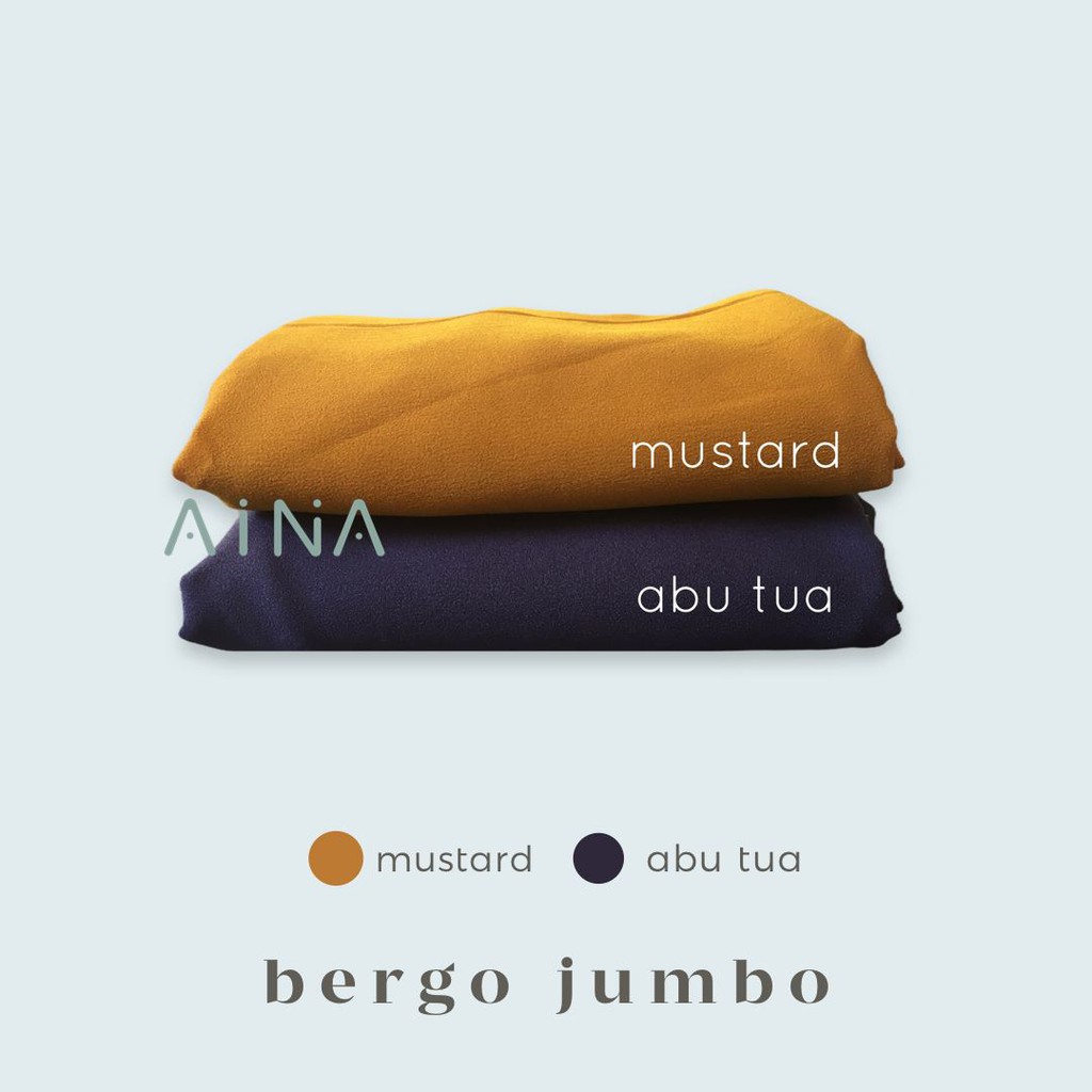 HIJAB BERGO SYAR'I / BERGO AISHA JUMBO / HIJAB INSTAN-4