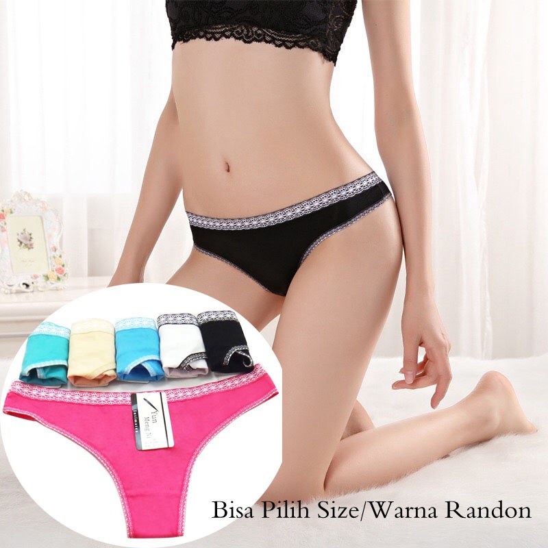 Celana Dalam Wanita Murah G String Sexy ( Model &amp; Warna Rando) C016