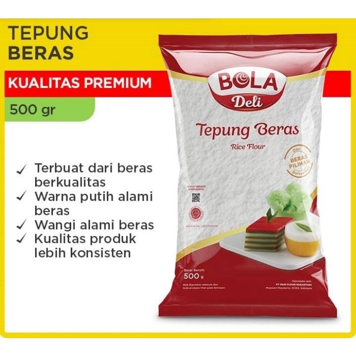 

BOLA DELI TEPUNG BERAS 500G / BOLA DELI RICE FLOUR