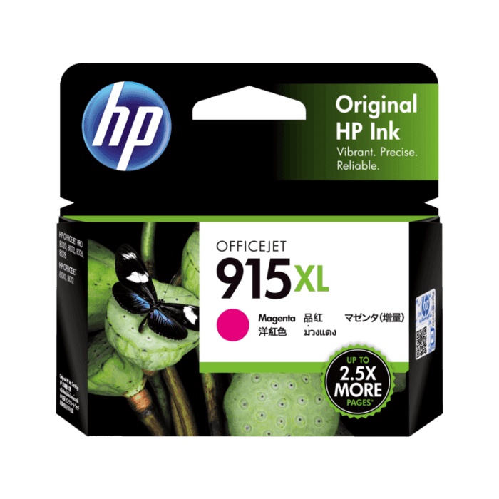 Tinta HP 915 XL Magenta Original Cartridge - 3YM20AA