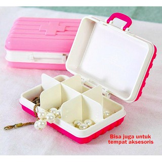 KOTAK OBAT PMI UNIK DENGAN 6 SEKAT KOTAK PERHIASAN TEMPAT 