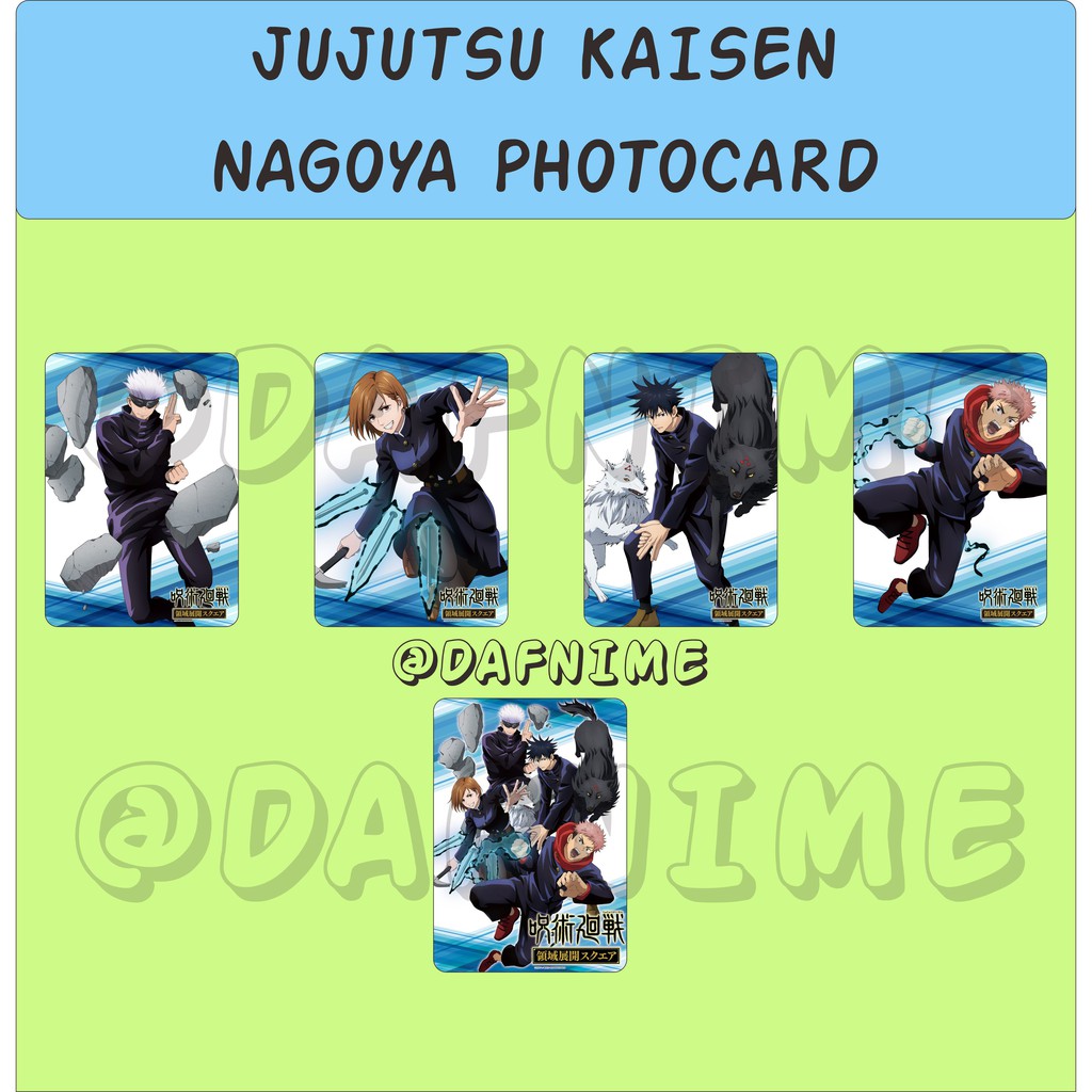 PHOTOCARD JUJUTSU KAISEN NAGOYA EDITION