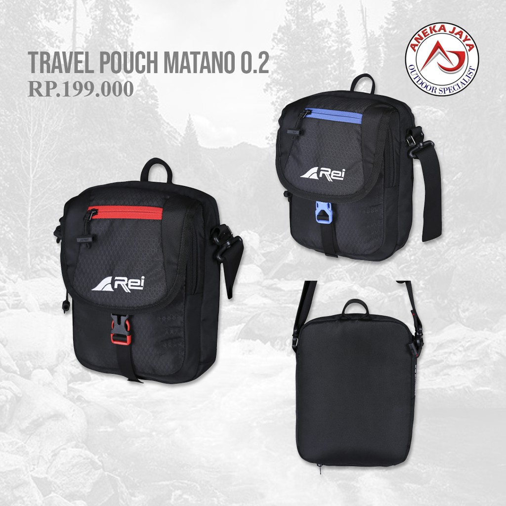 TRAVEL POUCH REI MATANO 0.2 / TAS SELEMPANG