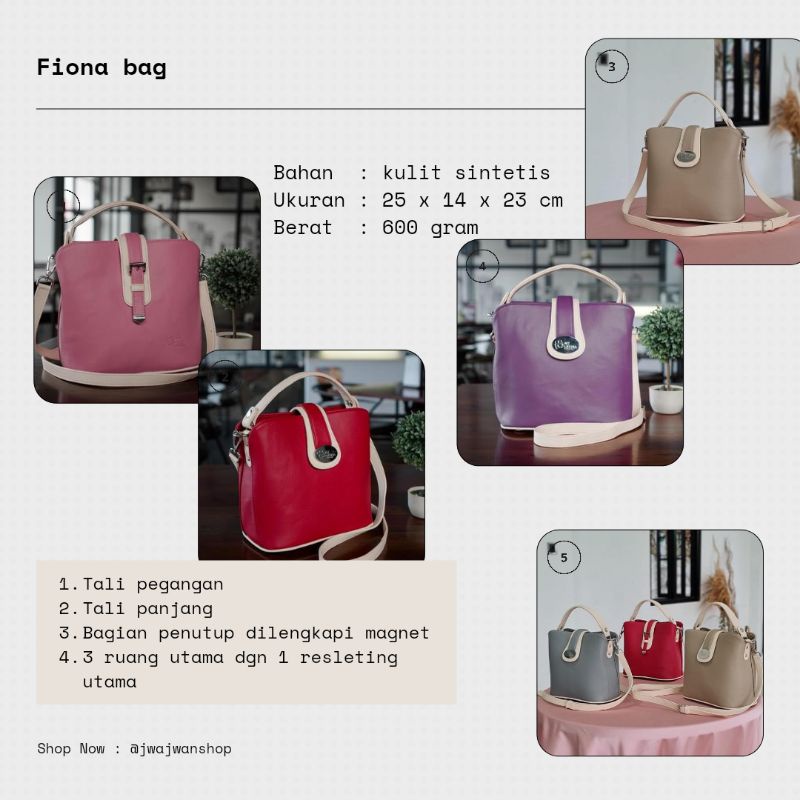 Tas wanita elegant menawan/Fiona bag