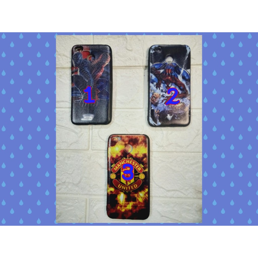 CASE XIOMI 4X MOTIF ROBOT SEPIDERMAN MANCESTER UNITTED