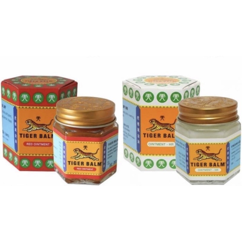 Tiger balm red ointment 20 gram | Tiger balm white ointment 20 gram (balsam tiger penghilang pegal)